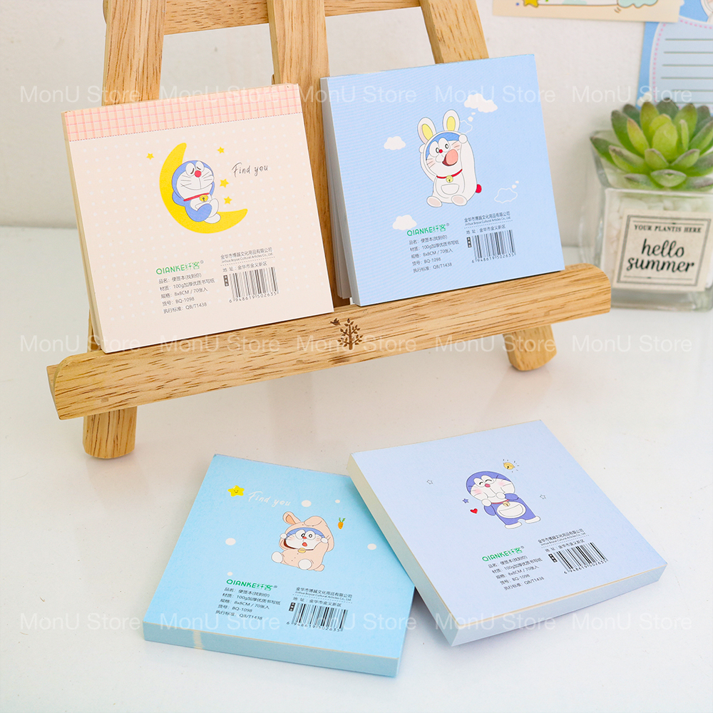 Giấy note DORAEMON DOREMON xấp 70 tờ dễ thương cute MON0437