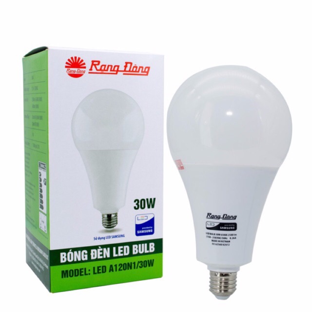 BÓNG ĐÈN LED BULB 30W RẠNG ĐÔNG 30W