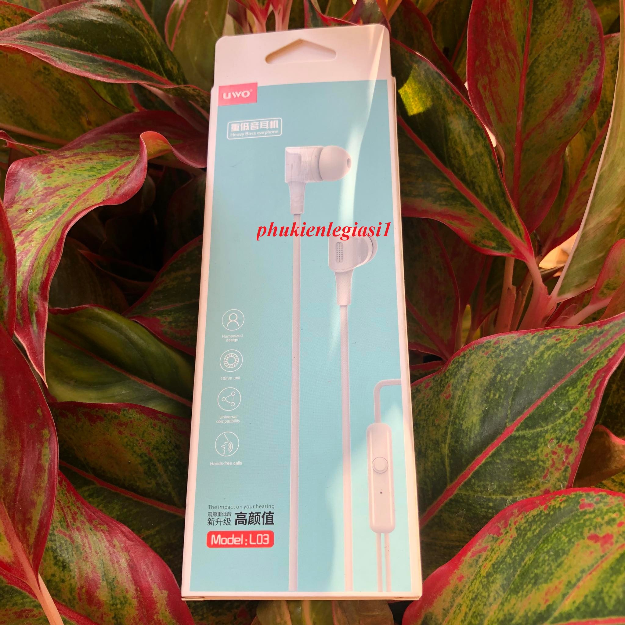 Tai nghe Lecun U03 jack 3.5mm phổ thông