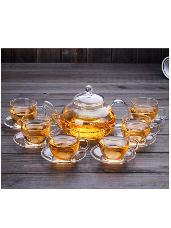 Bộ ấm chén pha trà thủy tinh Zeno SET59