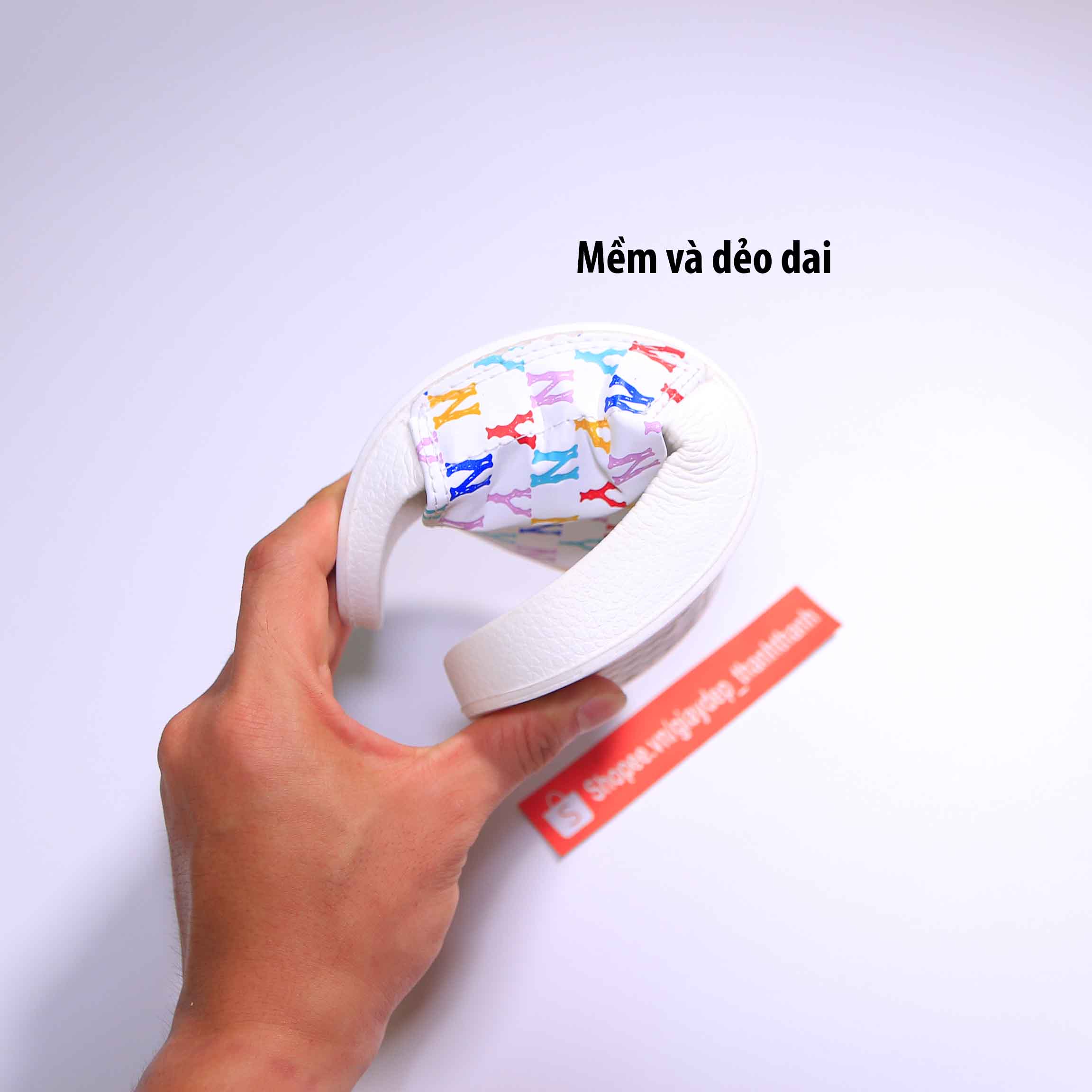 Dép Nữ Quai Ngang NY-Monogram Multicolor Giá Tốt