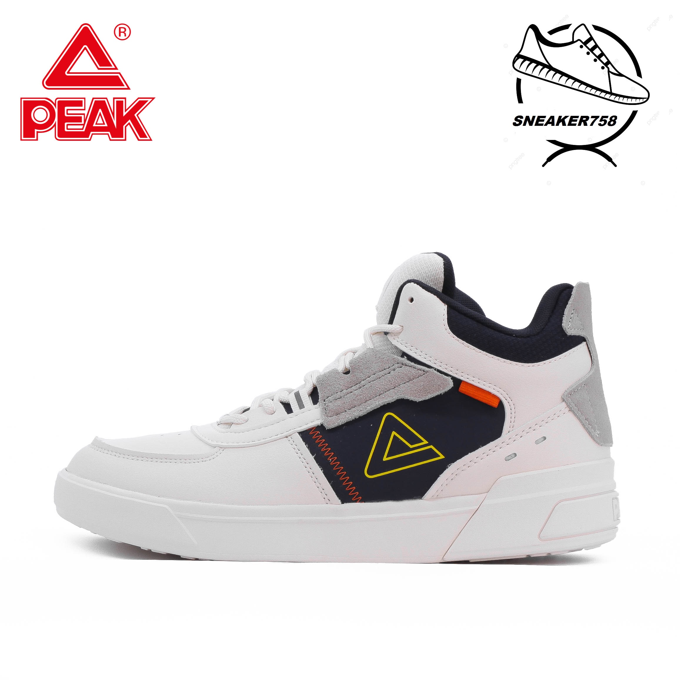 Giày Thể Thao PEAK Culture E14611B – Màu Trắng Canvas