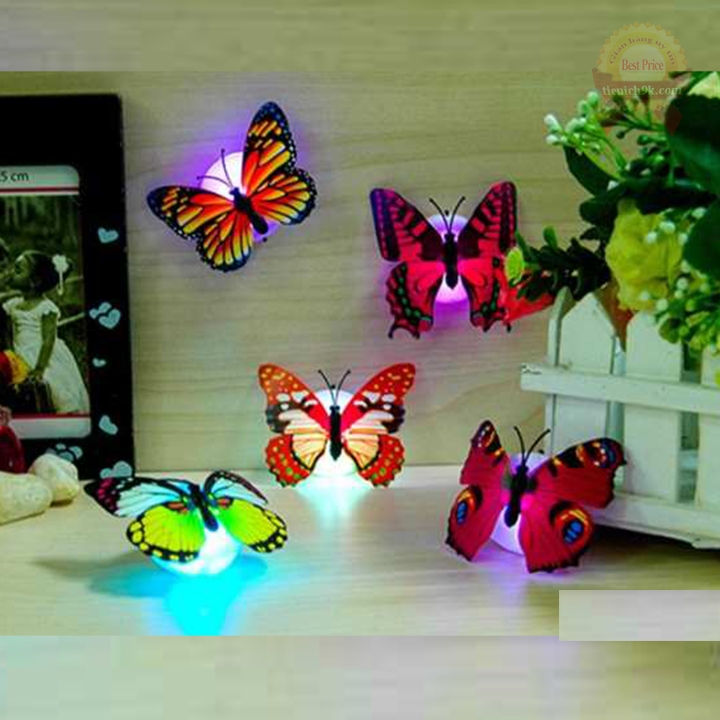 Đèn ngủ led dán tường hình Bướm