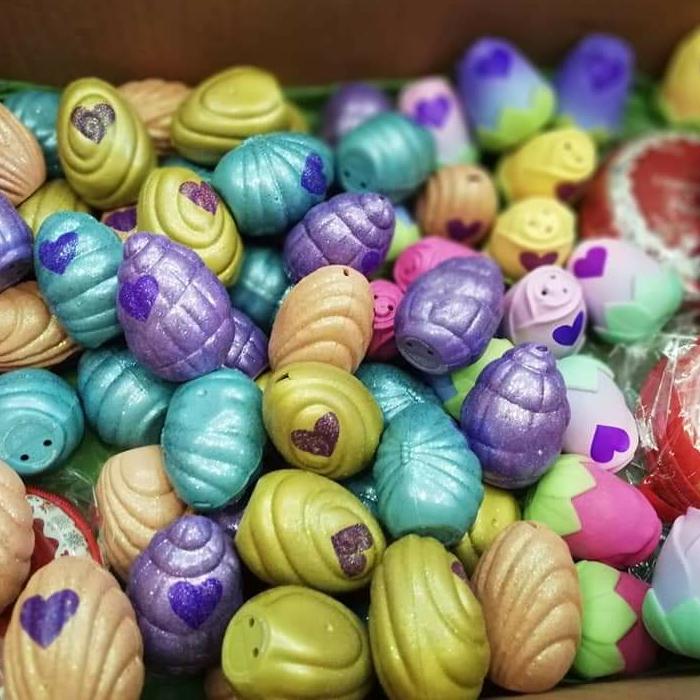 SET 10 QUẢ TRỨNG HATCHIMALS HOA SÒ
