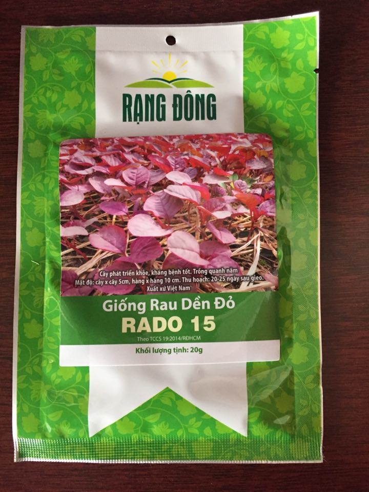 Hạt Giống Rau Dền Đỏ Gói 20gr - RADO 15