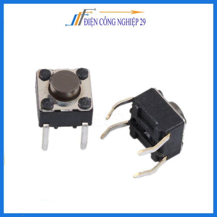 Nút Nhấn 4 Chân 6x6x5mm
