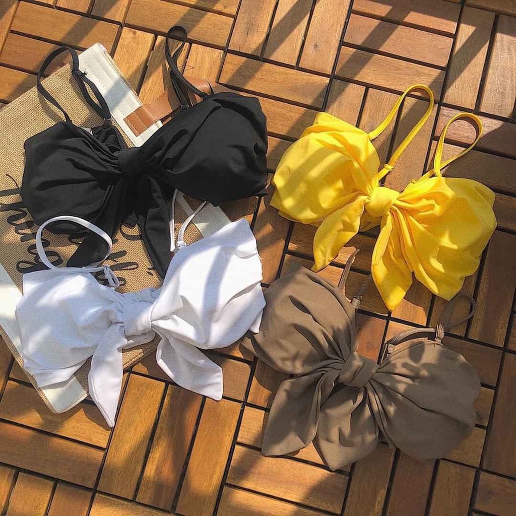 Áo bikini cột nơ lẻ