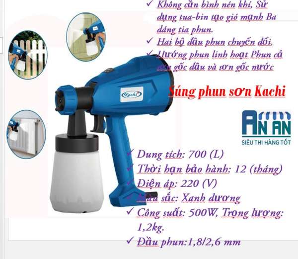 DỤNG CỤ PHUN SƠN KACHI