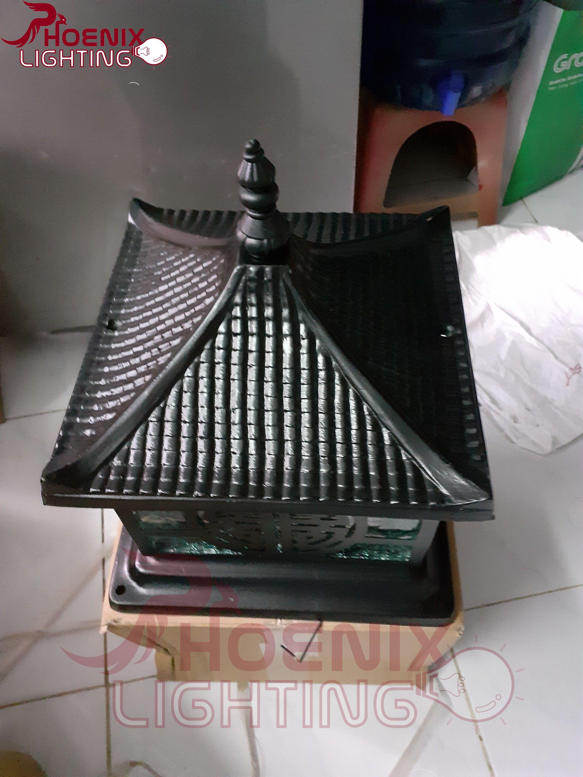 Đèn trụ cổng Nhôm Đúc D250 PH6052