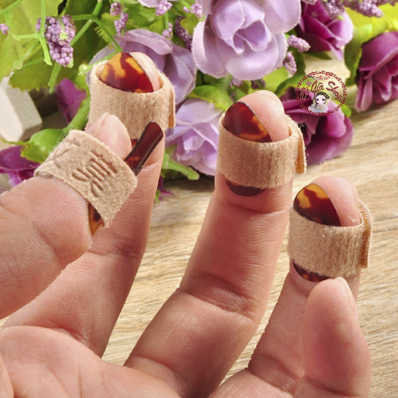 Set 4 miếng băng móng dùng nhiều lần tiện lợi băng móng cho đàn guzheng đàn tì bà