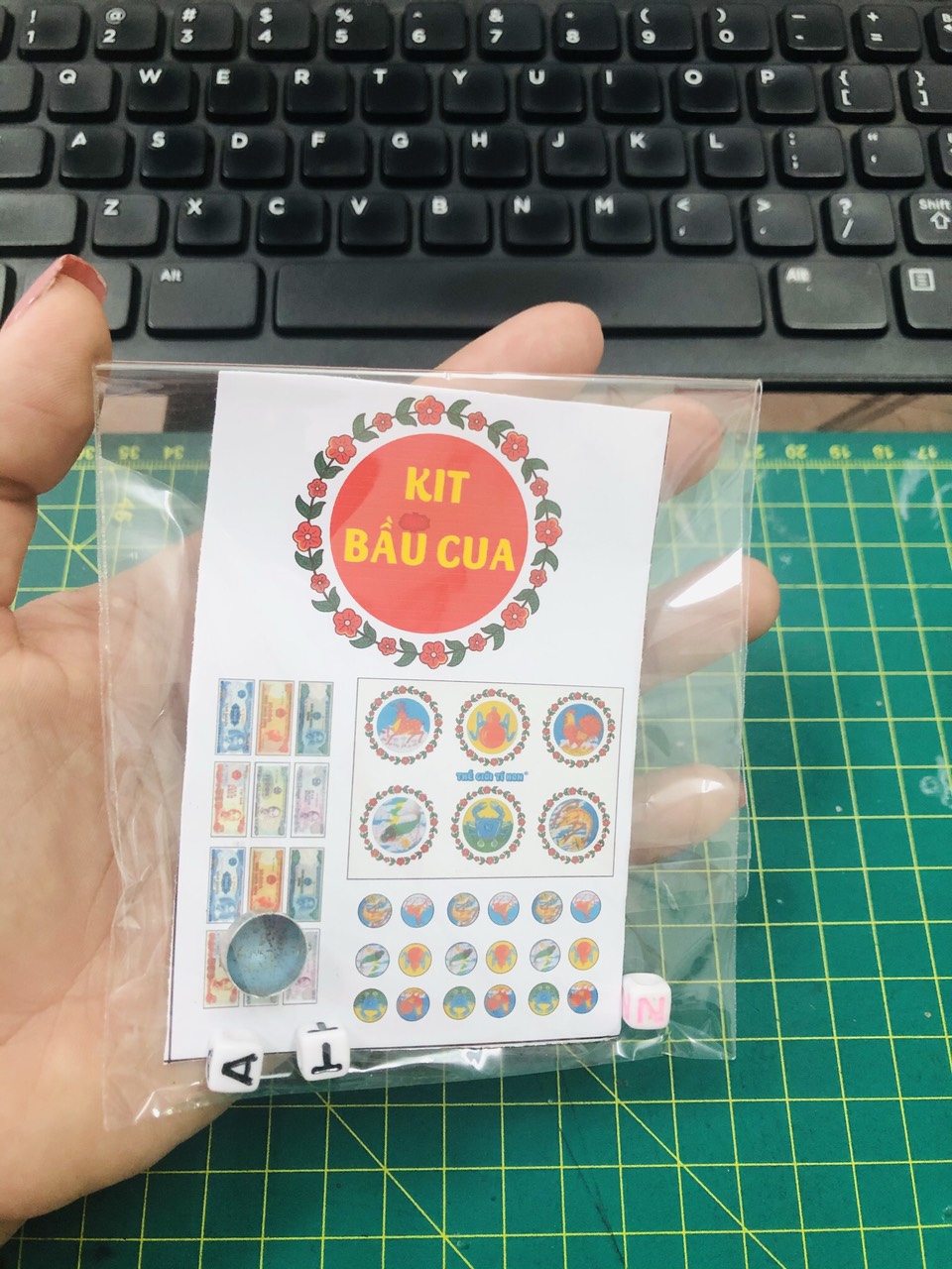 [HCM]Phụ kiện mô hình-bộ kit bầu cua