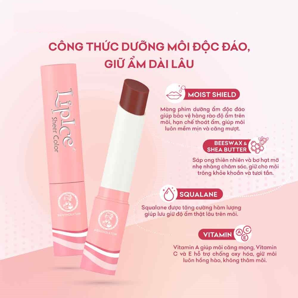 Son dưỡng có màu lipice sheer color 2.4g
