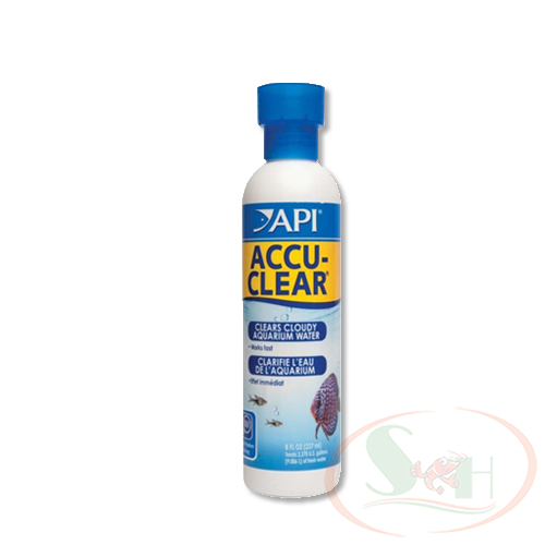 Làm trong nước API Accu Clear 118ml, 237ml khử mờ đục accu-clear water bể cá tép thủy sinh
