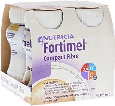 [10/2025]Sữa Fortimel Compact Protein Lốc 4 Chai Vị Vani 125ml