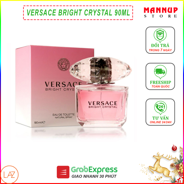 Nước Hoa Nữ Versace Bright Crystal 90ml - Mùi Thơm Gợi Cảm, Lưu Hương Lâu