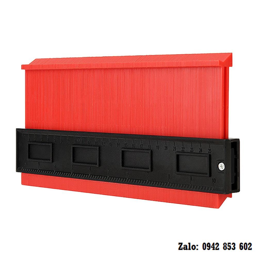 Thước sao chép hình dạng đa năng 12cm 25cm _TKDN