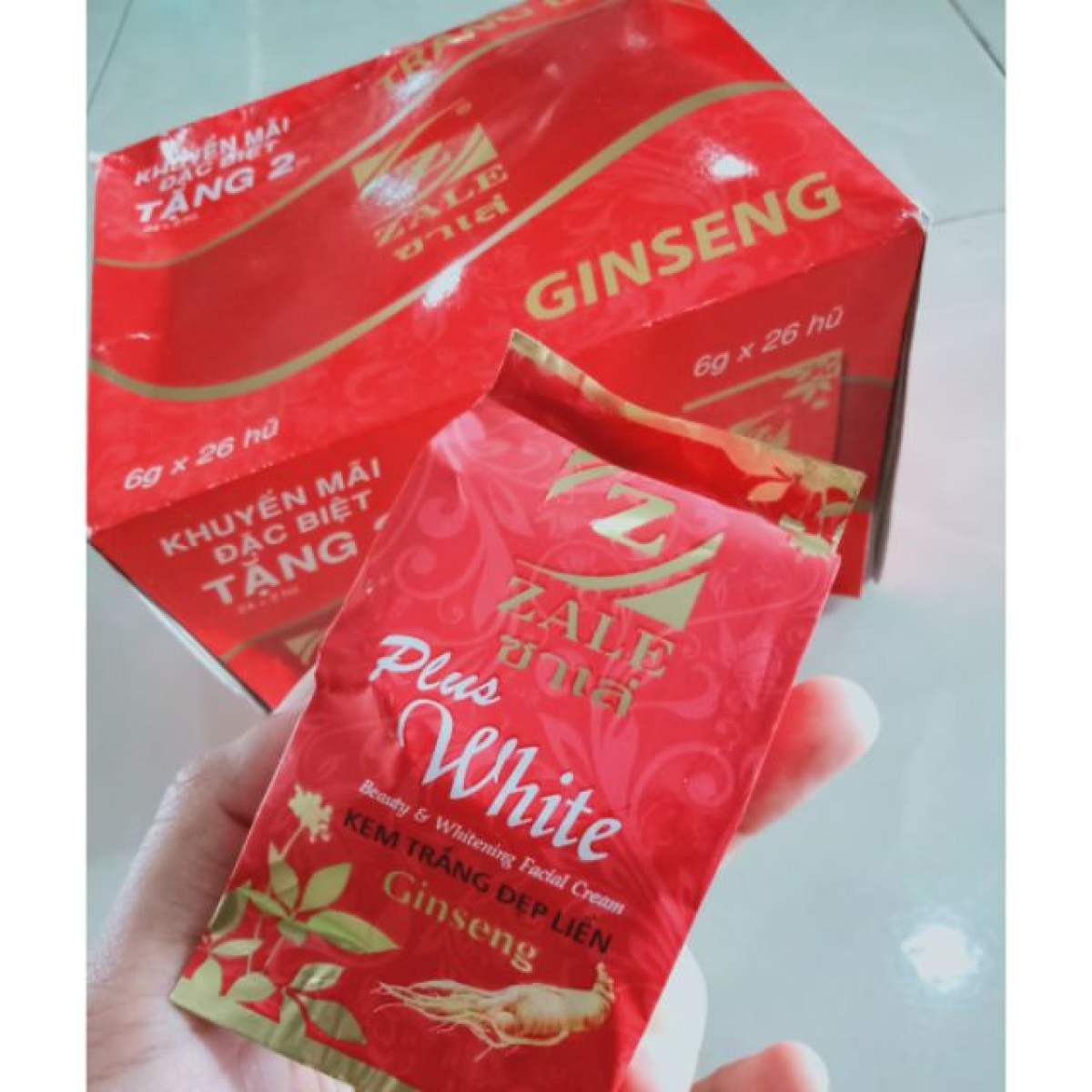 [HCM]COMBO 24 HỘP KEM ZALE ĐỎ THÁI LAN ( MẪU MỚI ) TẶNG 2