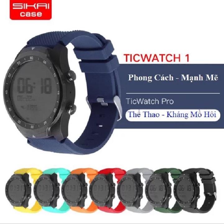 Dây cao su Ticwatch Pro hiệu Sikai
