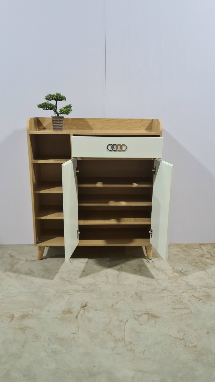 Kệ tủ giày chân gỗ dài 1m 100 cm