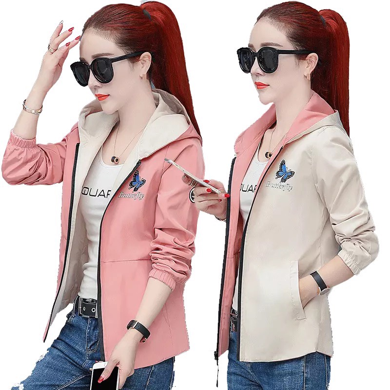 [HCM]Áo Khoác Dù  Nữ In Cao Cấp - B52