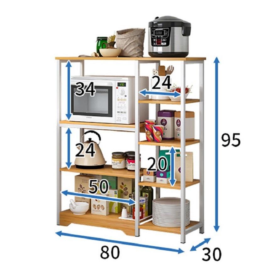 Tủ kệ để đồ đa năng mẫu 7 ô 80x30x95cm
