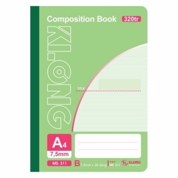 Sổ bìa cứng a4 klong 320 trang - hokami store