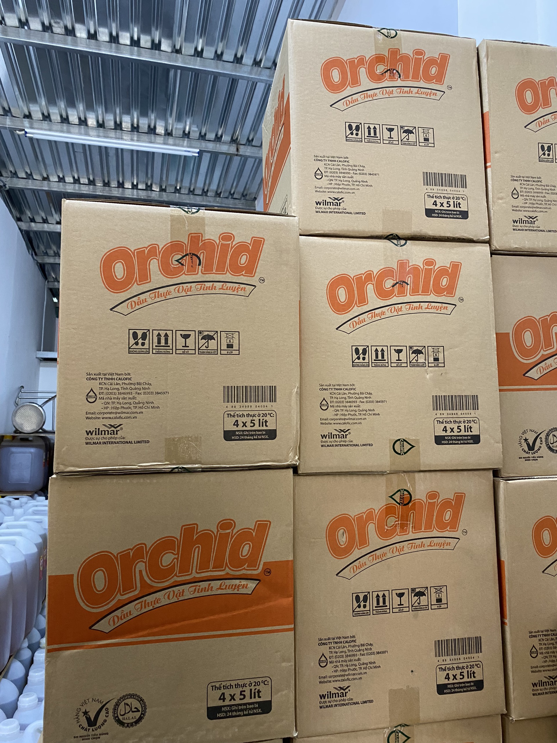 Dầu ăn Orchid can 5 lít