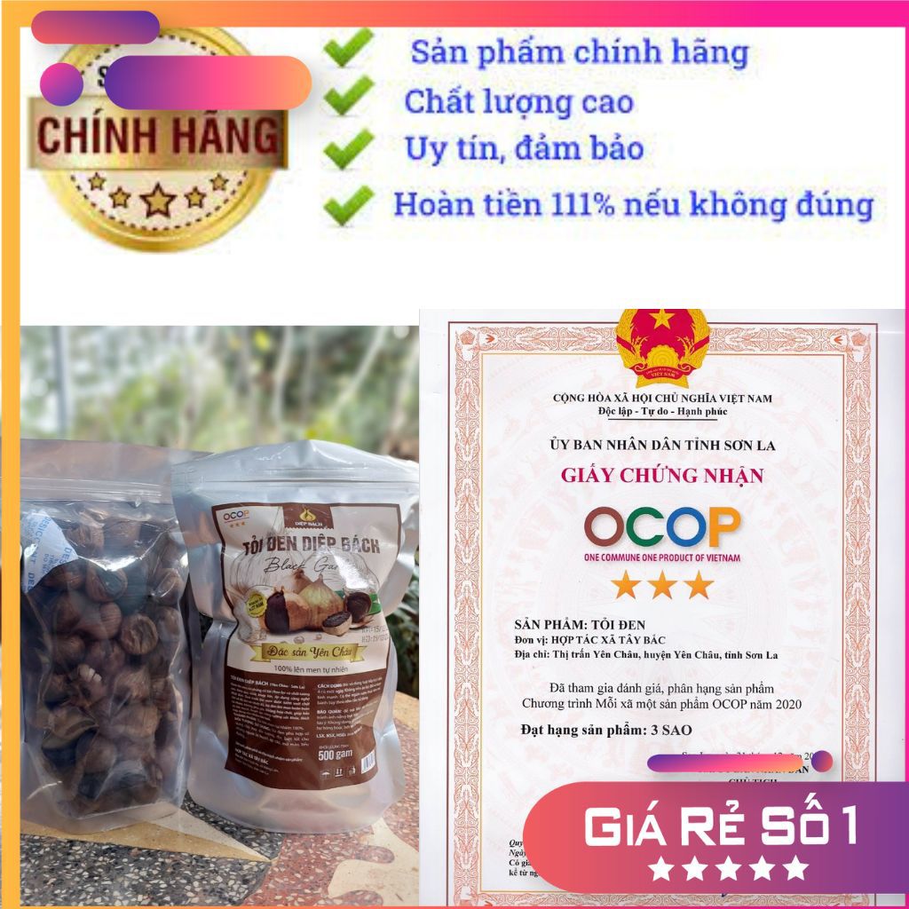 Tỏi Đen Cô Đơn Loại 2 [Combo 5kg/10 túi 500g]