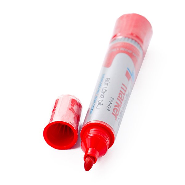 Bút Lông Dầu Thiên Long PM-09 Đỏ Siêu Đẹp