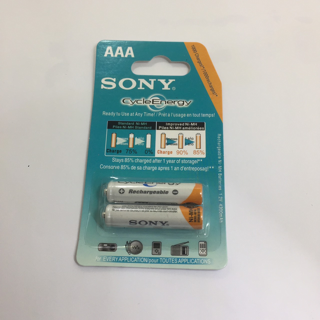 Pin Sạc AAA S0NꝨ 4300mAh Vỉ 2 Viên