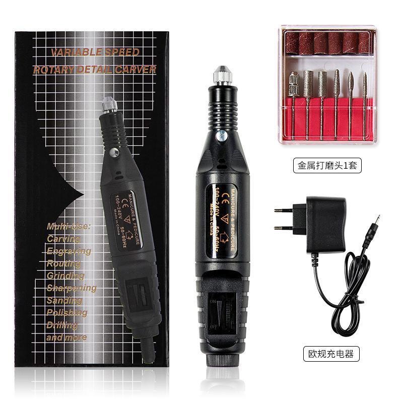 [HCM]Máy làm nail Mini (Loại 1) mài bột mài móng phao móng sần mịn, máy mài mini