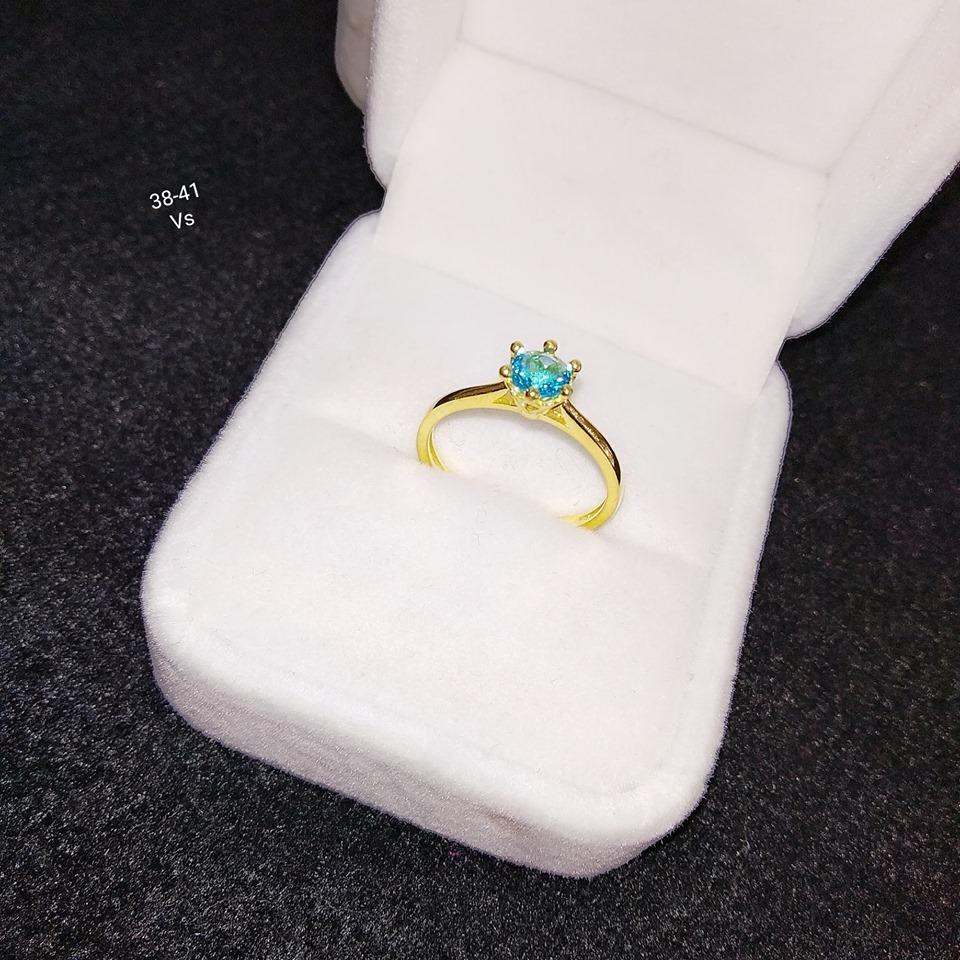Nhẫn đá nữ vàng 10k NV61