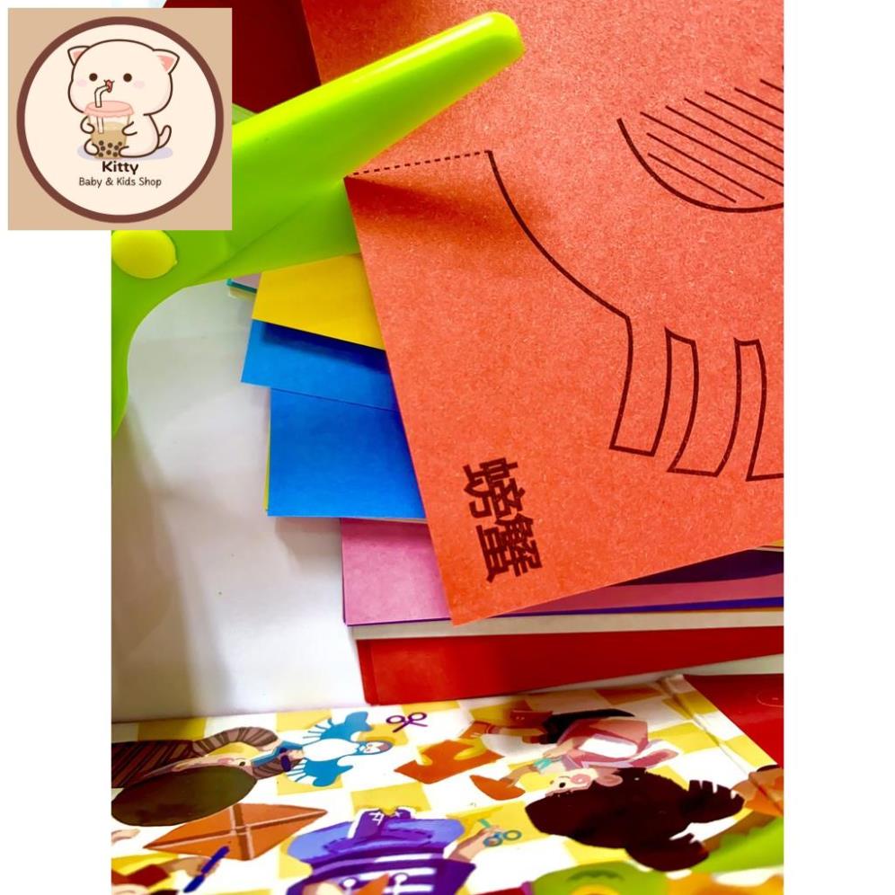 Bộ Đồ Chơi Cắt Giấy Thủ Công Cho Bé