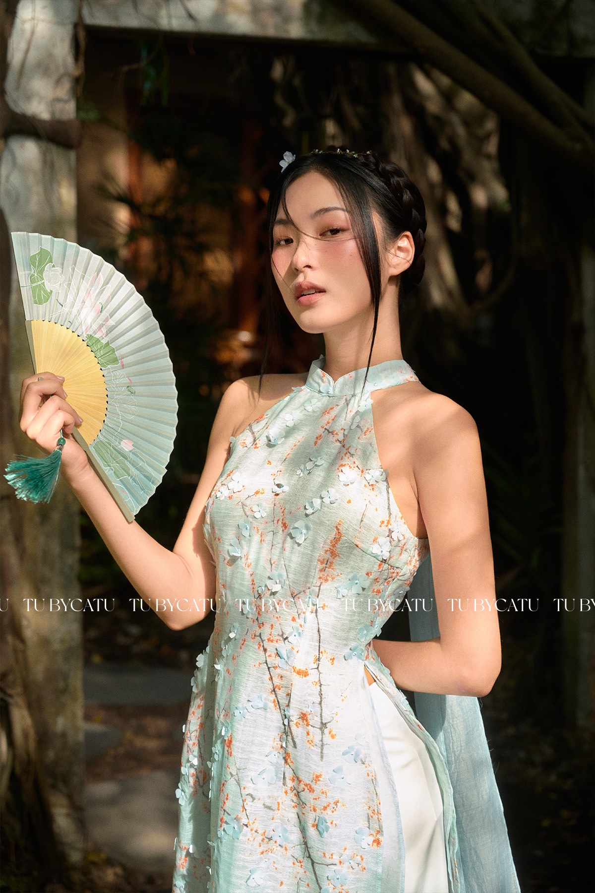 TUBYCATU | Áo Dài Hoa Niên (KHÔNG KÈM QUẦN)