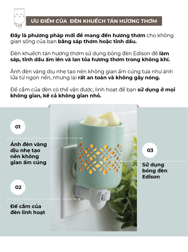 Đèn khuếch tán hương thơm Plug-in Yankee Candle - Pineapple