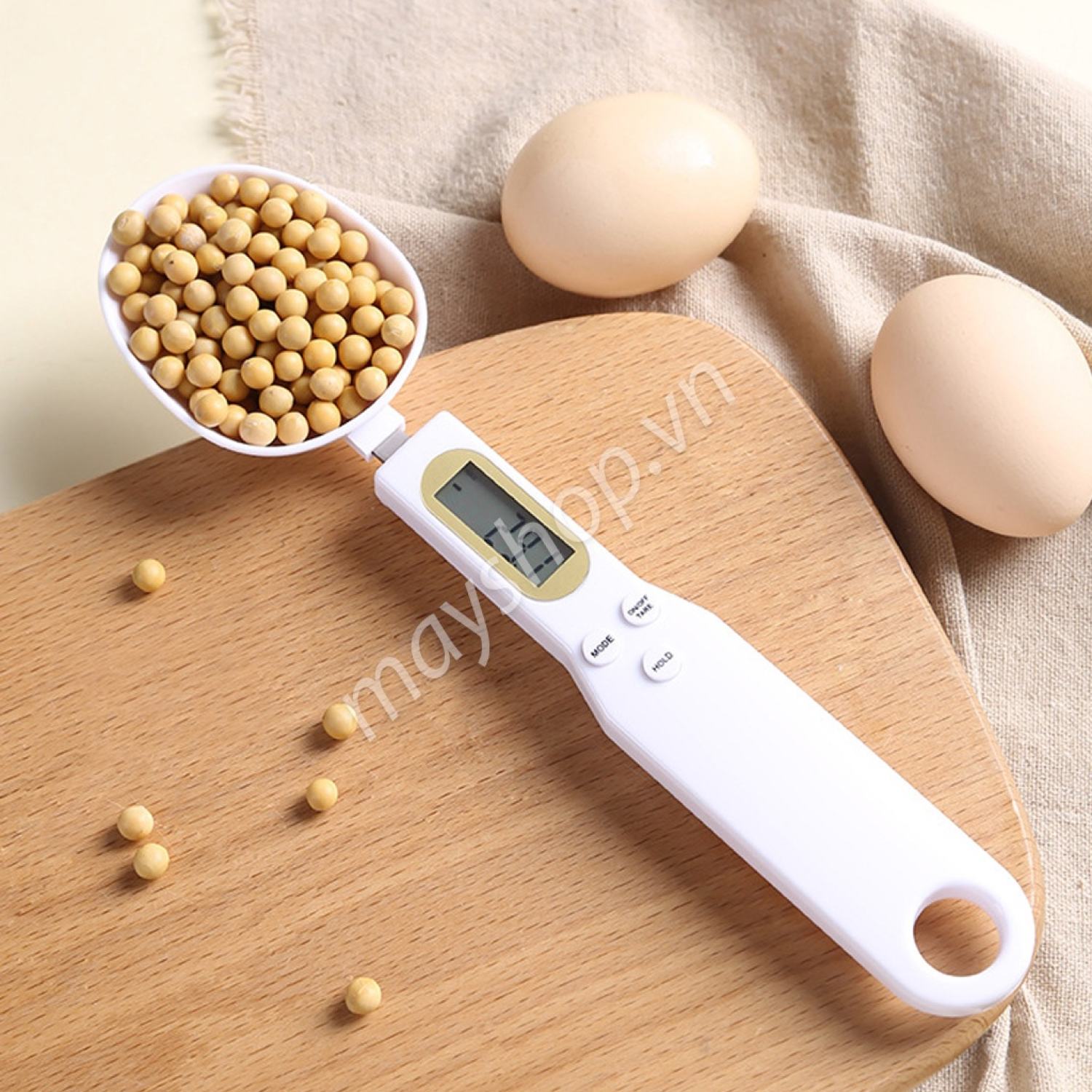 Cân điện tử dạng thìa, 1 thìa (Cân tối đa 500g, chính xác 0,1g)