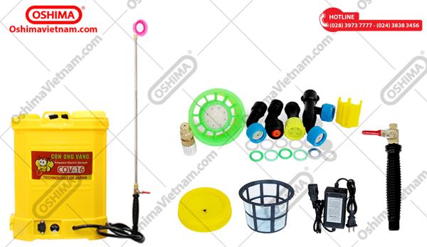 [HCM]Bình Xịt Điện Con Ong Vàng COV 16D
