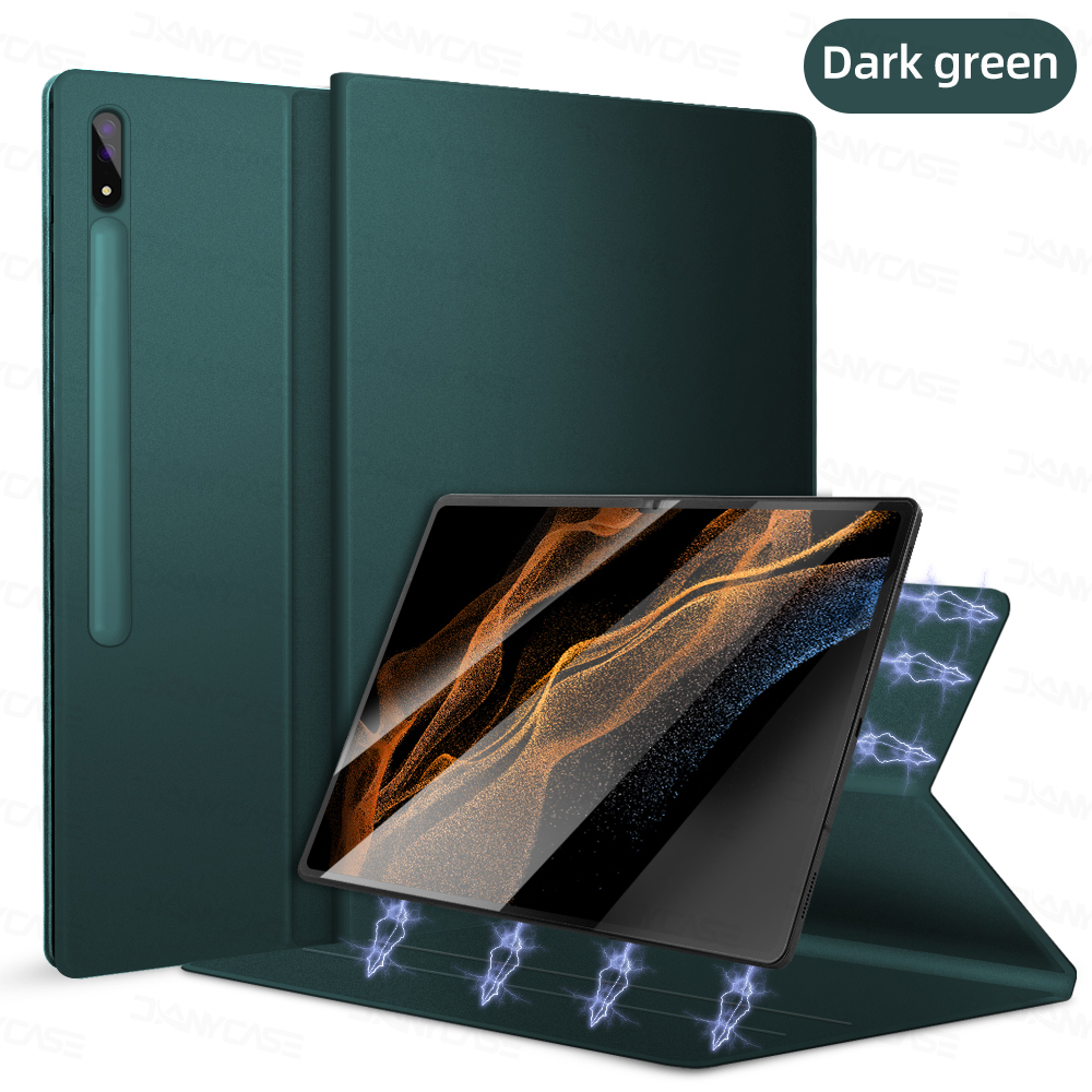 Từ trường hợp đối với samsung galaxy tab s9 siêu s8 cộng với s9 bìa với đứng bút chì chủ