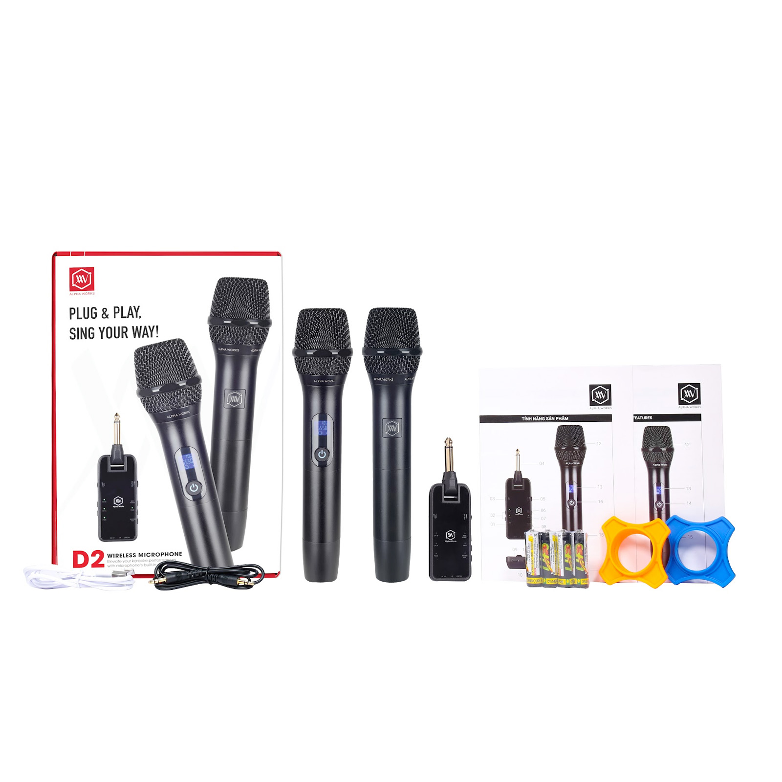 Micro không dây Alpha Works D2 - Hàng Chính hãng PGI