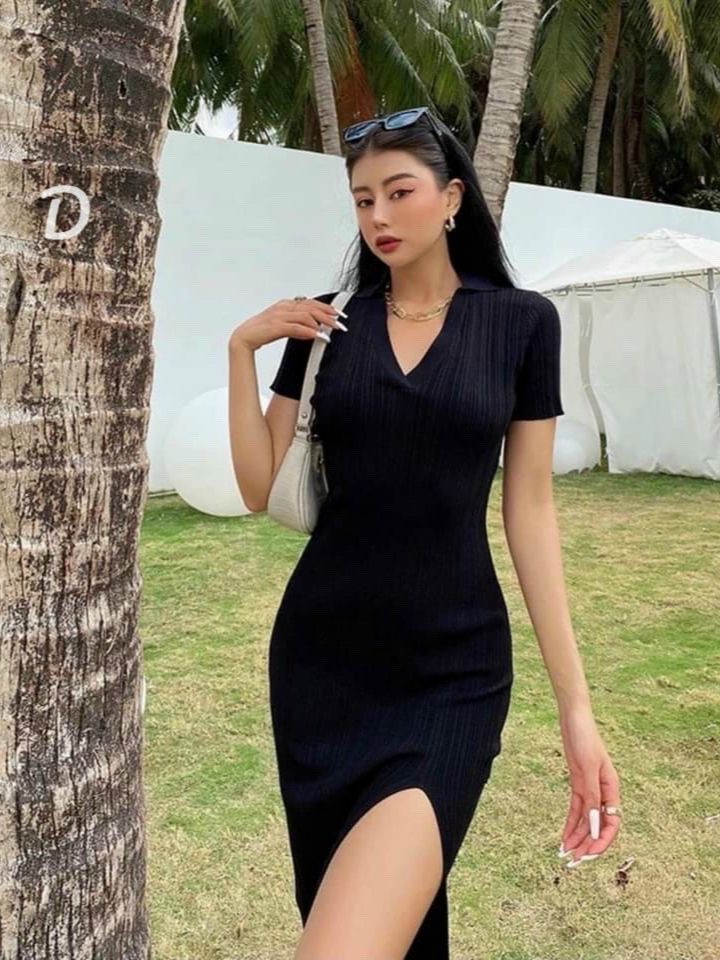 ĐẦM ÔM BODY XẺ TÀ DÀI QUYẾN RŨ CỰC HOT