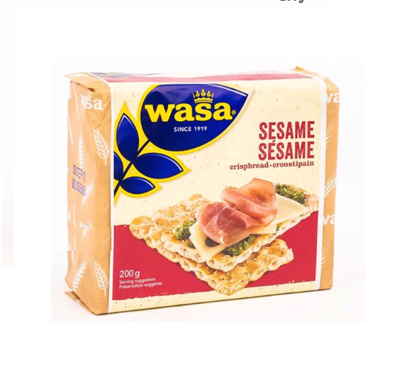 Bánh mỳ khô Wasa Sesam Vollkorn 200g