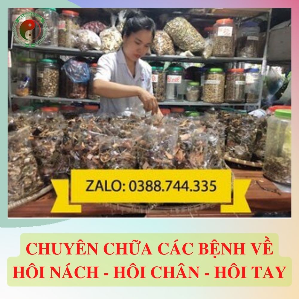 Hôi Nách Hào Bình Đường ( hôi nách tuyến mồ hôi hôi chân hôi tay...)