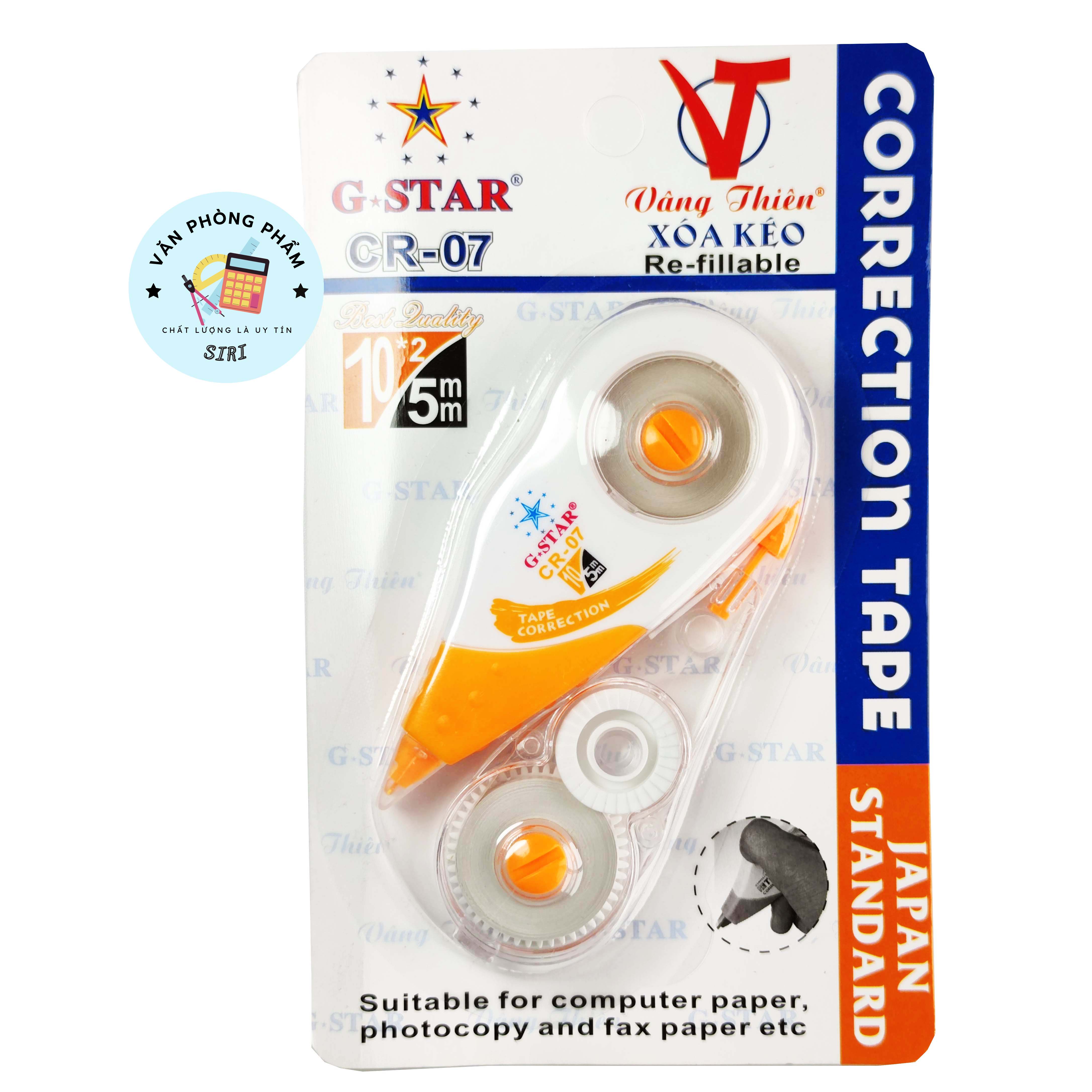 Vĩ 2 Bút xoá kéo GSTAR CR-07