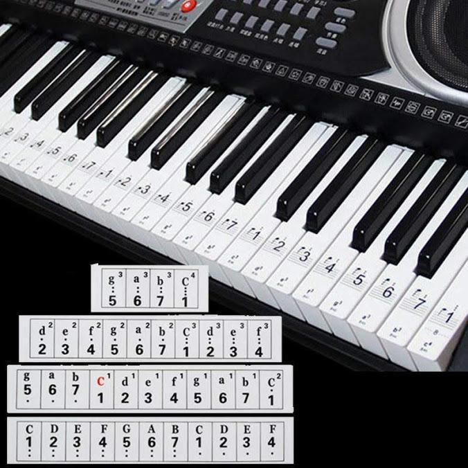 Miếng dán decal cho Piano 52 phím