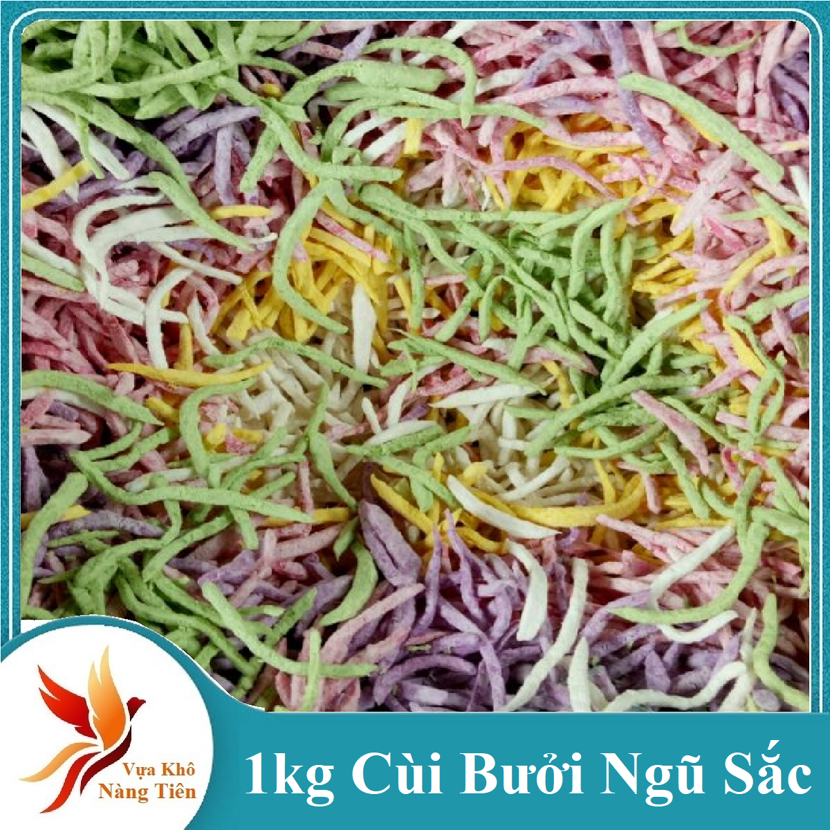 Cùi bưởi ngũ sắc nấu chè bưởi, trà sữa - Vựa Khô Nàng Tiên