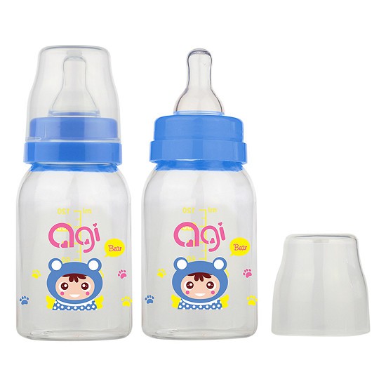 Bộ 2 Bình Sữa Agi Premium (120ml)