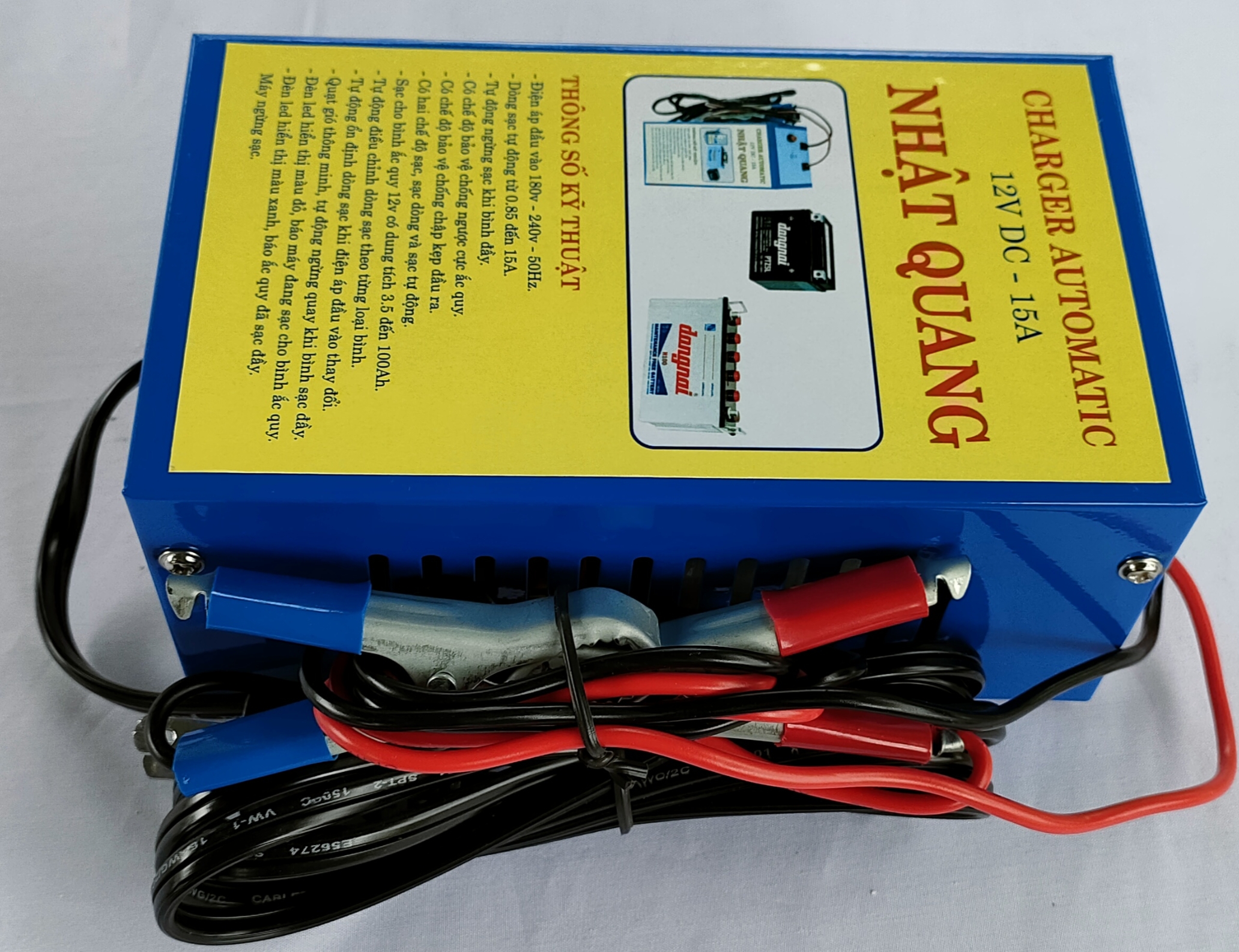 [HCM]MÁY SẠC BÌNH ẮC QUY 12 V TỰ ĐỘNG 15 A