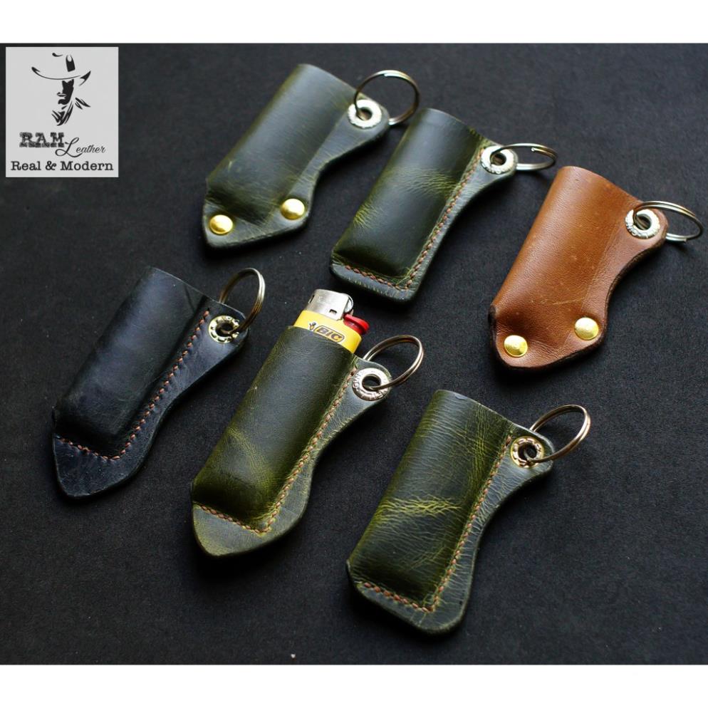Túi Đựng Bật Lửa Bigc Da Thật Rất Đẹp RAM Leather