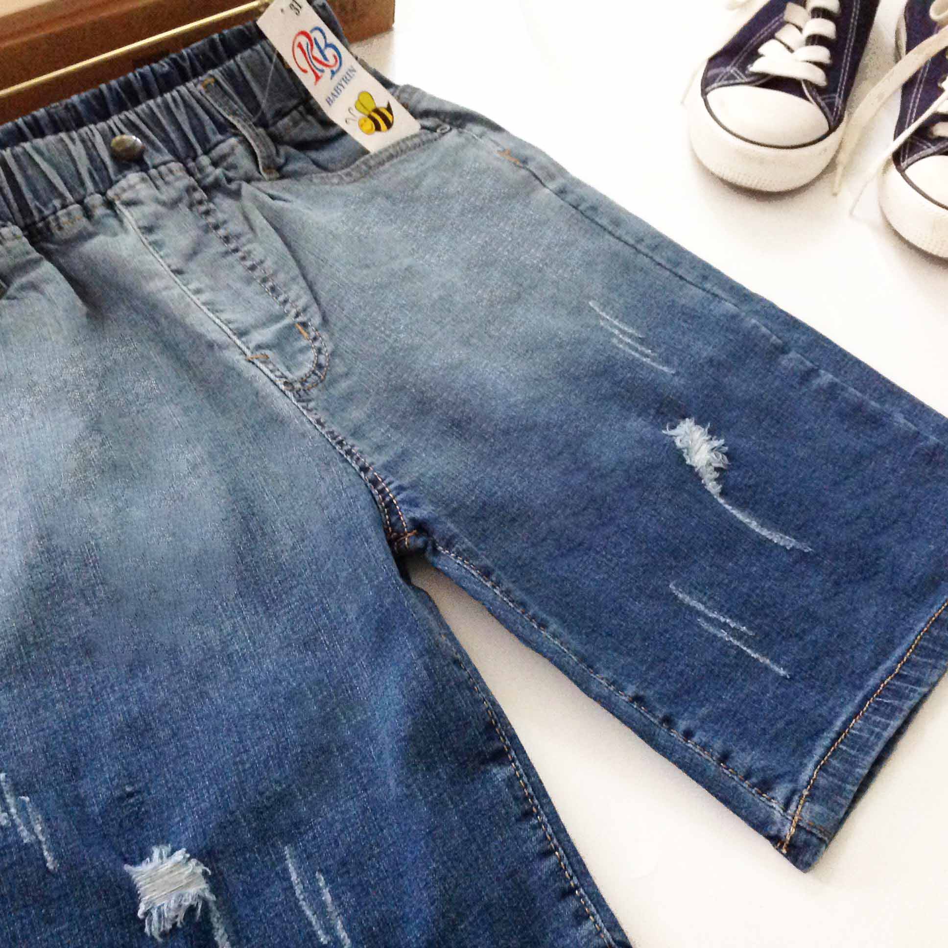 QUẦN SỌT JEAN BÉ TRAI SIZE CỒ