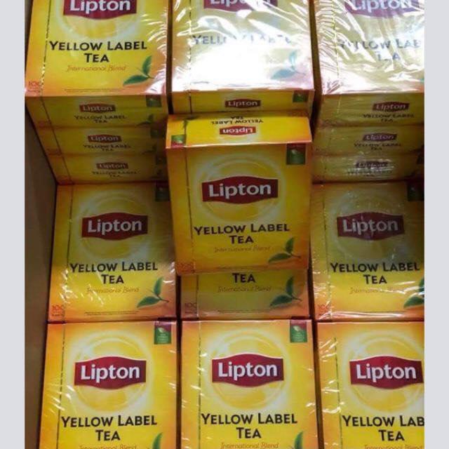Lipton Nhãn vàng nhập khẩu Indo - gói 100 túi